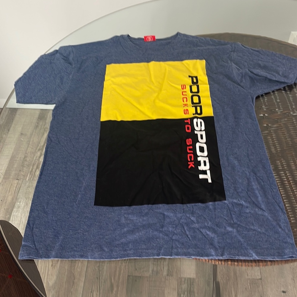 Clsc poor sport T shirt size L